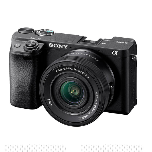 Cámara Sony A6400 Mirrorless con Lente E PZ 16-50mm f/3.5-5.6 II -OPEN BOX-