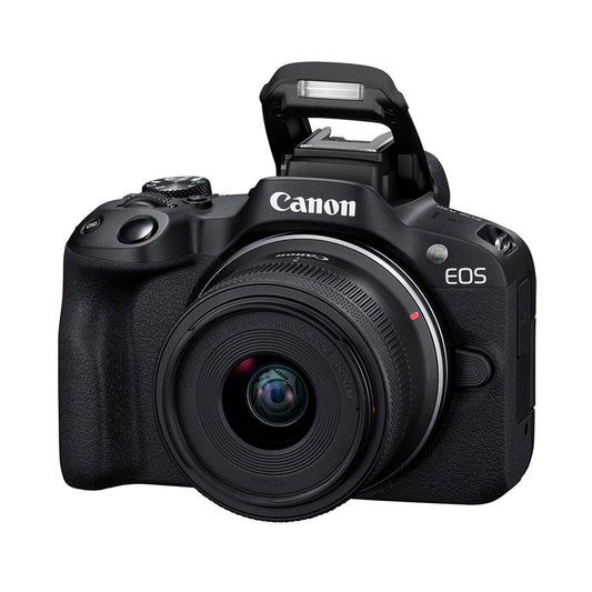Cámara Canon Mirrorless EOS R50 con Lente RF-S 18-45mm IS STM - OPEN BOX-
