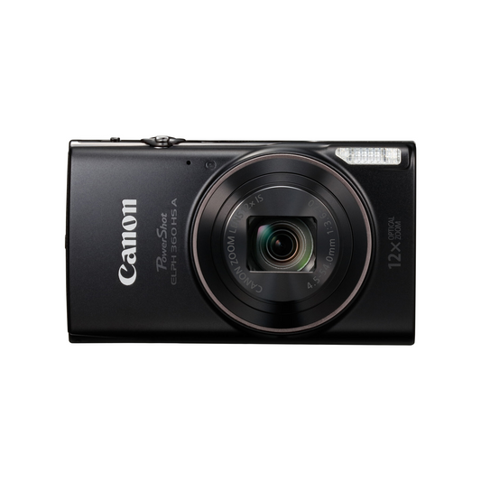 Cámara Digital Canon PowerShot ELPH 360 HS A Negra -OPEN BOX-