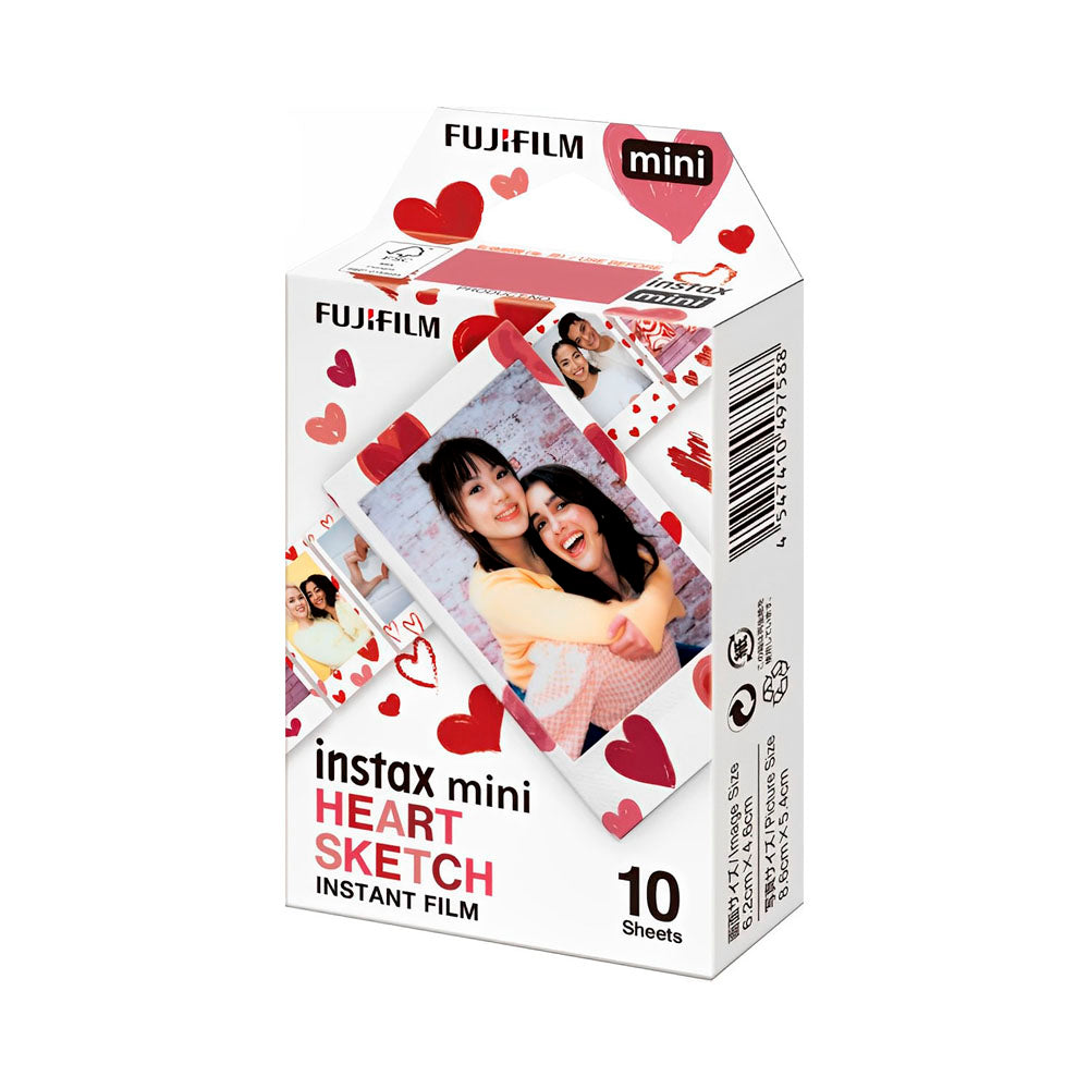 Cartucho Instax Mini Heart Sketch 10 hojas Fujifilm – Profoto