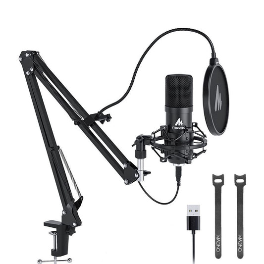 Kit Micrófono Condensador Cardioide Maono AU-A04 con Chipset -OPEN BOX-