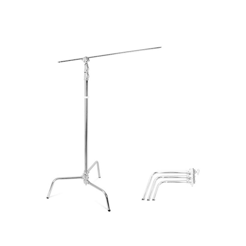 Savage Tripie C-Stand con Brazo, Kit con un Ciclorama Blanco de