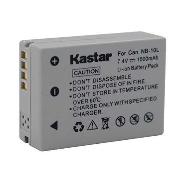 Batería Kastar NB-10L Canon PowerShot G1 X, PowerShot G15