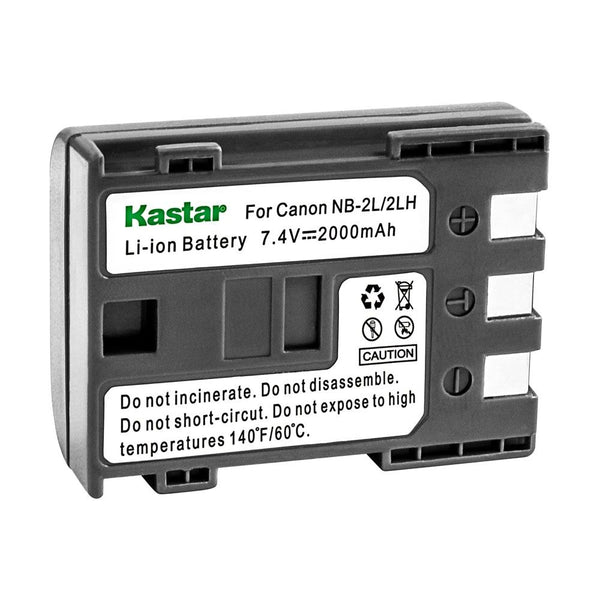 Batería Kastar NB-2L Canon DC301, VIXIA HG10