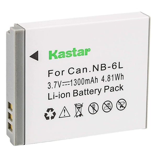 Batería Kastar NB-6L Canon PowerShot D10, D20