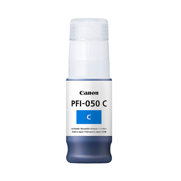 Botella de Tinta Canon PFI-050 Cyan para imagePROGRAF TC-20