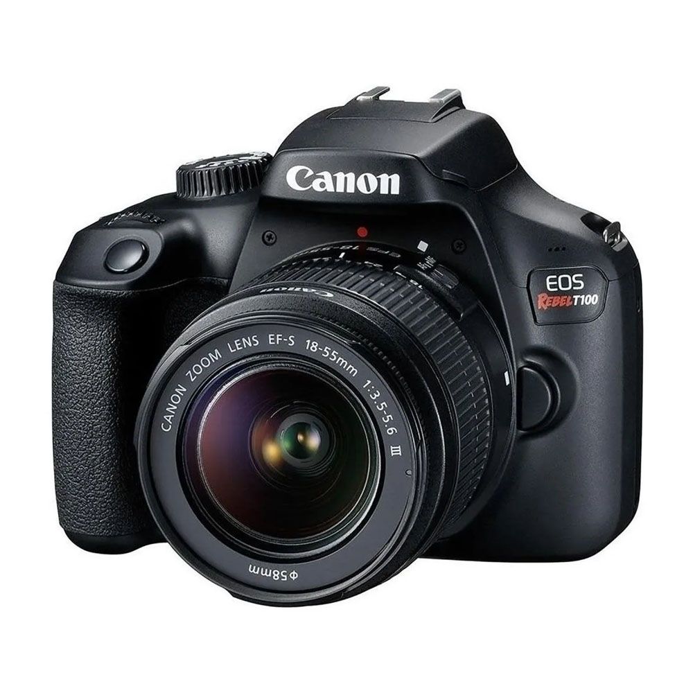 Cámara Canon EOS Rebel T100 lente EF-S 18-55mm III Profoto