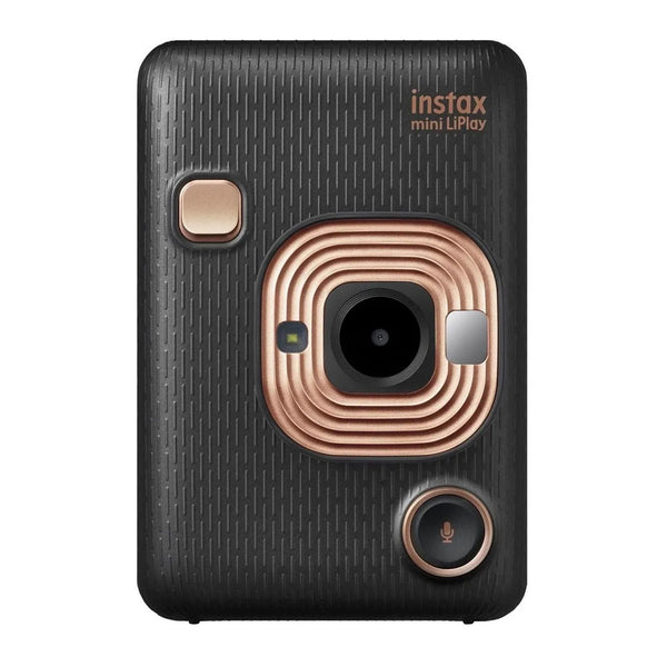 Cámara Instantánea Fujifilm Instax Mini LiPlay con Audio por QR Negra
