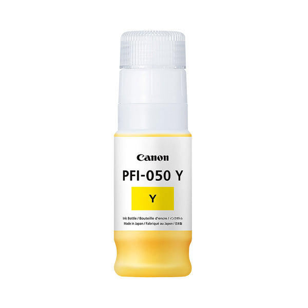 Botella de Tinta Canon PFI-050 Amarillo para imagePROGRAF TC-20