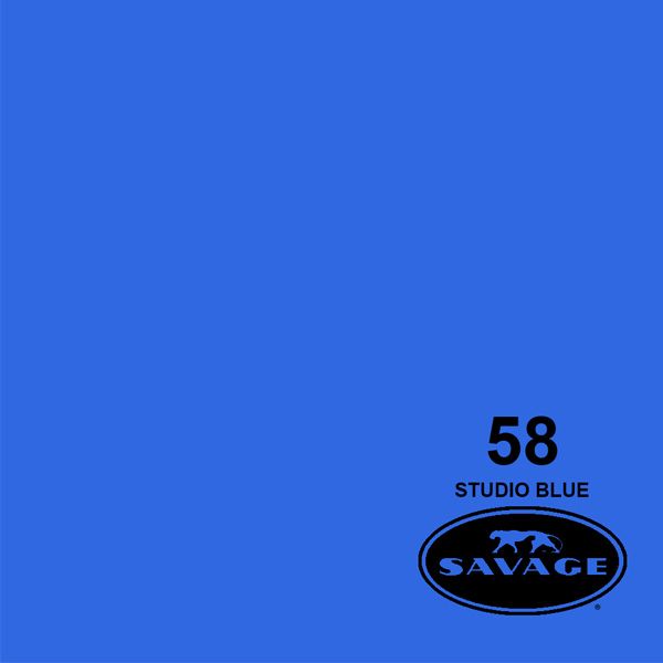 Ciclorama de Papel Studio Blue #58 Savage