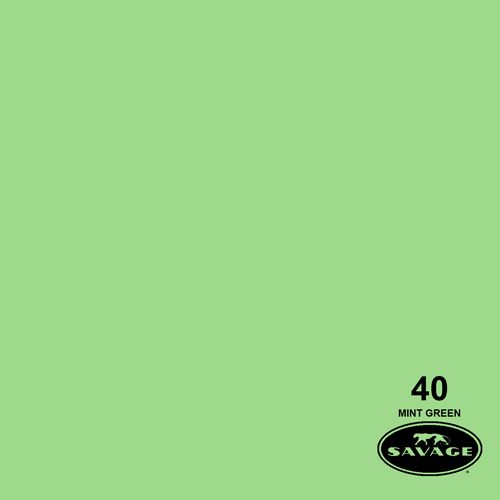 Ciclorama de Papel Mint Green #40 Savage