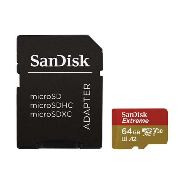 Tarjeta de memoria 64GB Micro SD Extreme Plus 170mb/s Sandisk – Profoto