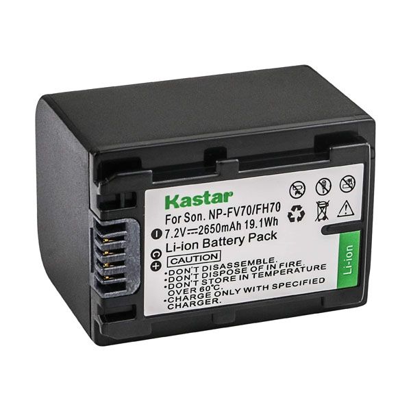 Batería Kastar FV70 Sony DCR-SR15, HDR-HC9