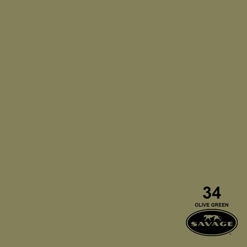 Ciclorama de Papel Verde Olivo #34 Savage