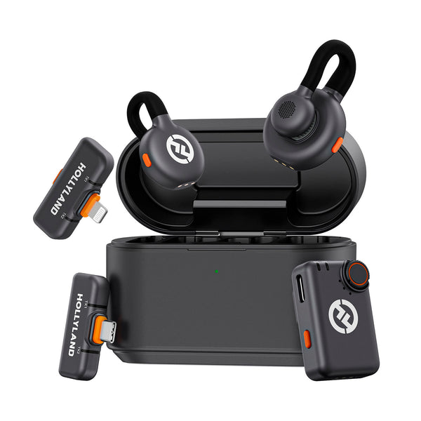 Micrófono Inalámbrico Dual Hollyland Lark M2S Ultimate Combo