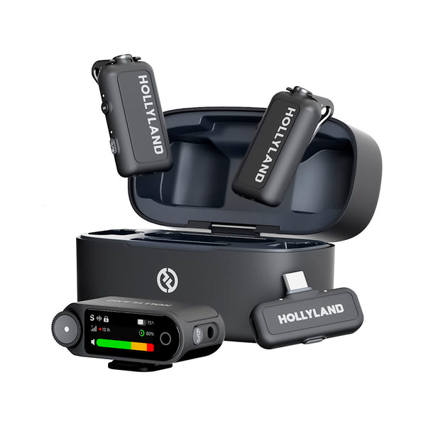 Micrófono Inalámbrico Dual Hollyland Lark MAX 2 Combo