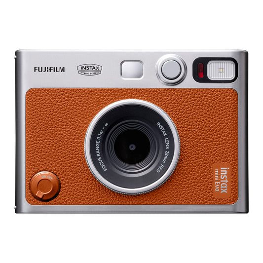 Cámara Instantánea Híbrida Fujifilm Mini Evo Café 
