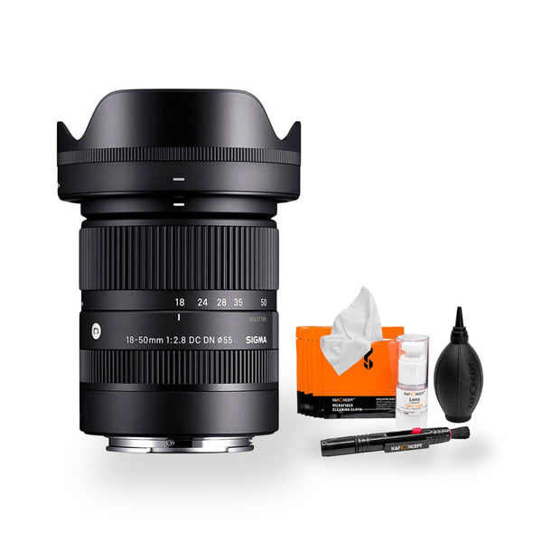 Lente Sigma 18-50mm f/2.8 DC DN para Canon RF + Kit de limpieza Gratis