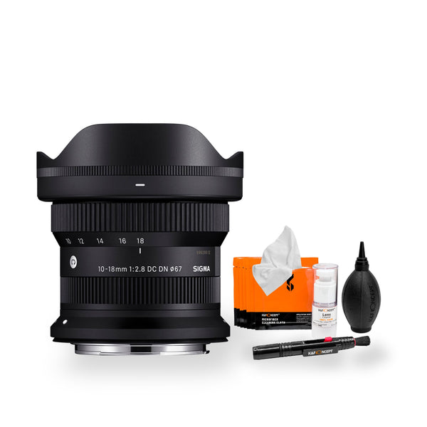 Lente Sigma 10-18mm f/2.8 DC DN para Canon RF + Kit de limpieza Gratis