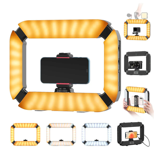 Video Rig Ulanzi U200 con Luz LED y Soporte para Celular