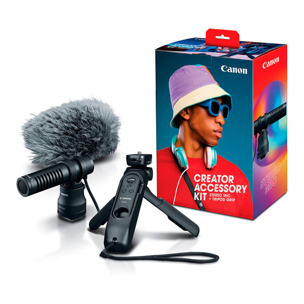 Kit Accesorios Canon para Cámara EOS con Tripie y Micrófono