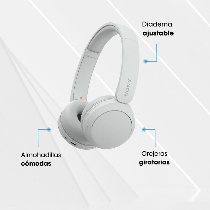 Audífonos Inalámbricos Sony On-Ear con Micrófono WH-CH520 Azul - Profoto