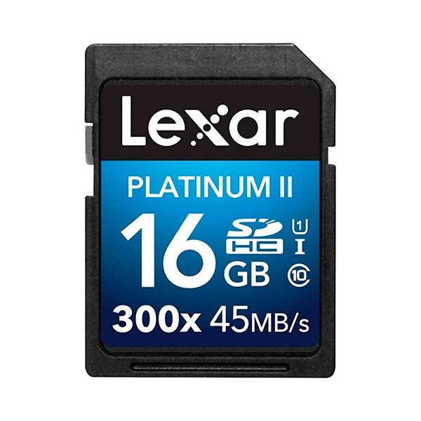 Tarjeta de memoria Lexar 16gb SDHC clase 10 UHS-1 300x platinum