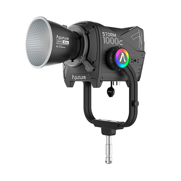 Lámpara LED RGB Aputure Storm 1000c Monolight con Reflector