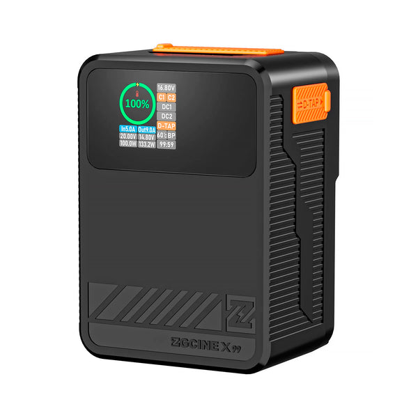 Batería Compacta V-Mount ZGCINE ZG-X99 Carga Rápida PD 99Wh