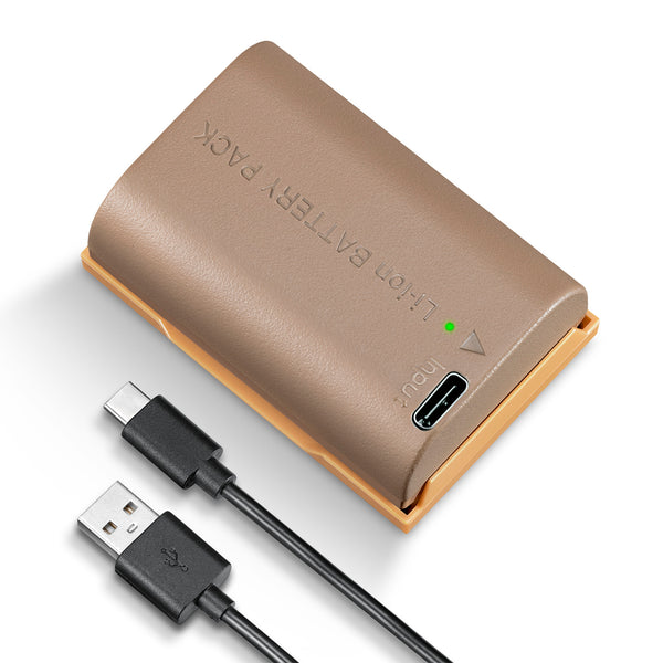 Batería de Litio K&F Concept Tipo LP-E6NH para Canon Carga Directa USB-C