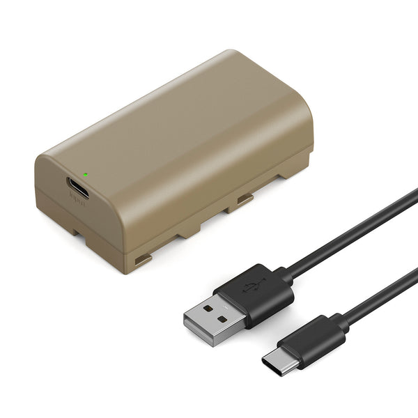 Batería de Litio K&F Concept Tipo NP-F550 para Sony Carga Directa USB-C