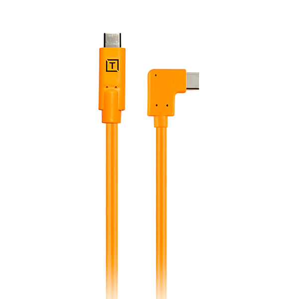 Cable Tether Tools USB-C a USB-C Ángulo Recto TetherPro 50cm