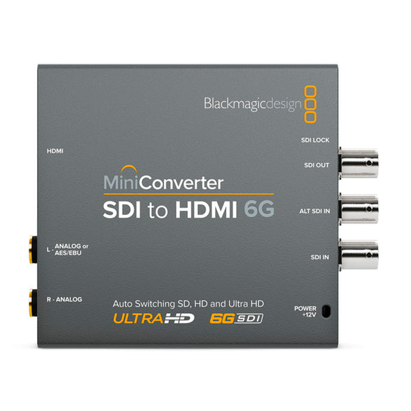 Mini Convertidor Blackmagic HDMI a SDI 6G para Video 4K