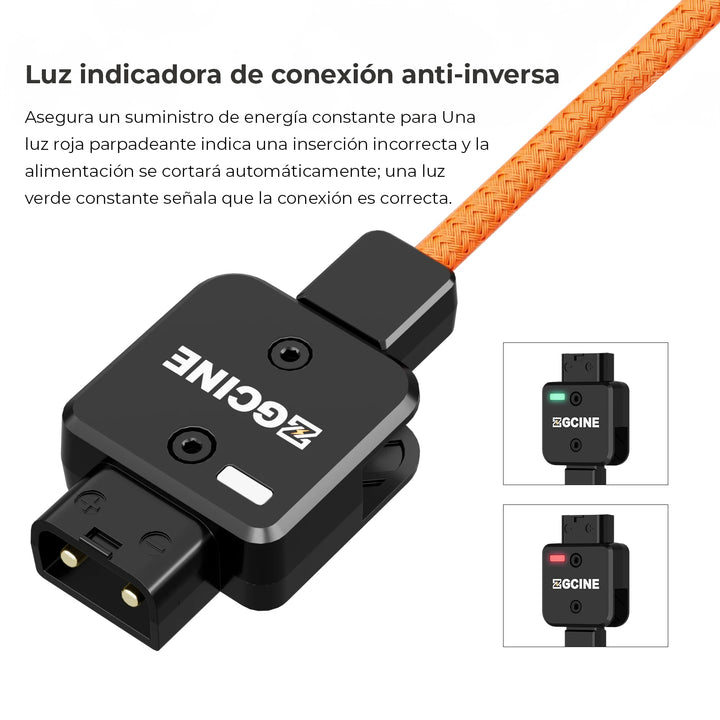 Câble D-Tap Vers BMPCC 4K/6K ZGCINE 60 Cm – Alimentation Longue Durée Pour Blackmagic Pocket Cinema Camera