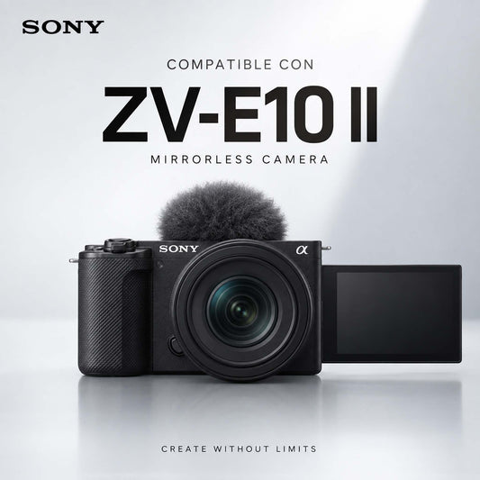 Cámara Mirrorless Sony ZV-E10 II con Lente E PZ 16-50mm f/3.5-5.6 OSS II