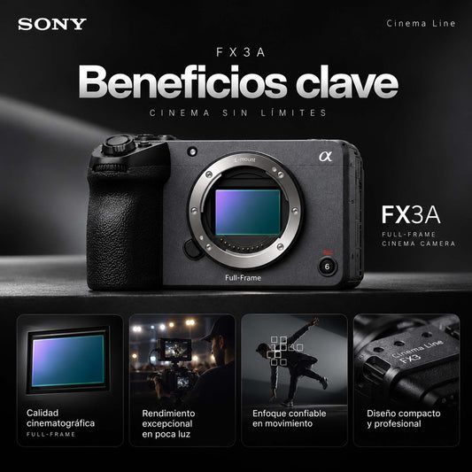 Cámara Sony FX3A Cinema Line Full Frame - Cuerpo