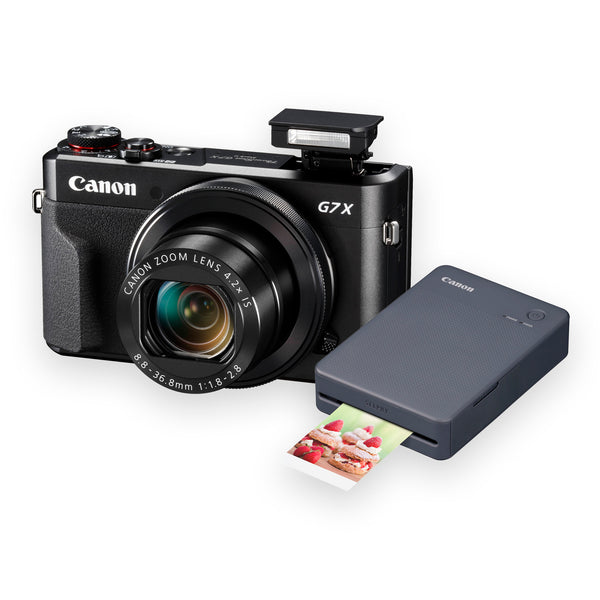 Cámara Canon PowerShot G7 X Mark II + Impresora SELPHY QX20