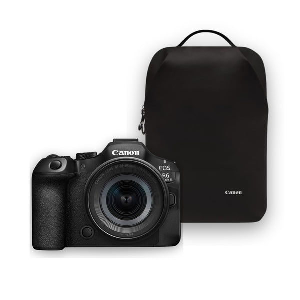 PREVENTA Cámara Canon Mirrorless EOS R6 Mark III con RF 24-105mm f/4-7.1 con Maleta de Regalo