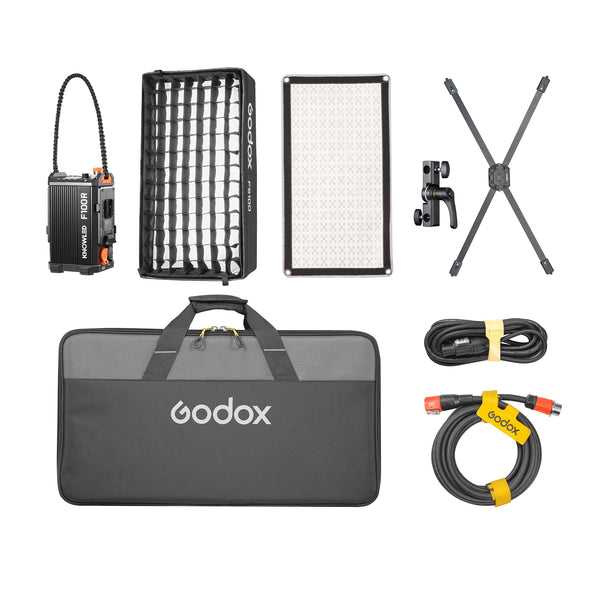 Kit Panel LED  Flexible Godox FL100R RGB  30x60cm con Accesorios