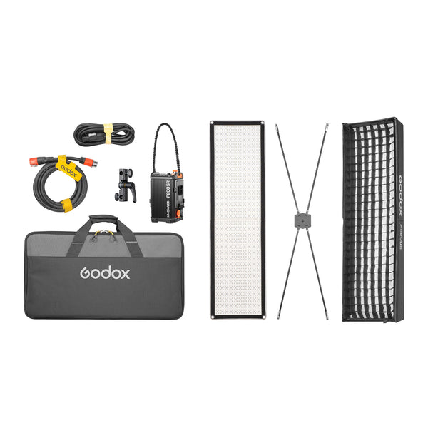 Kit Panel LED FLexible Godox F200SR RGB 30x120 cm con Accesorios
