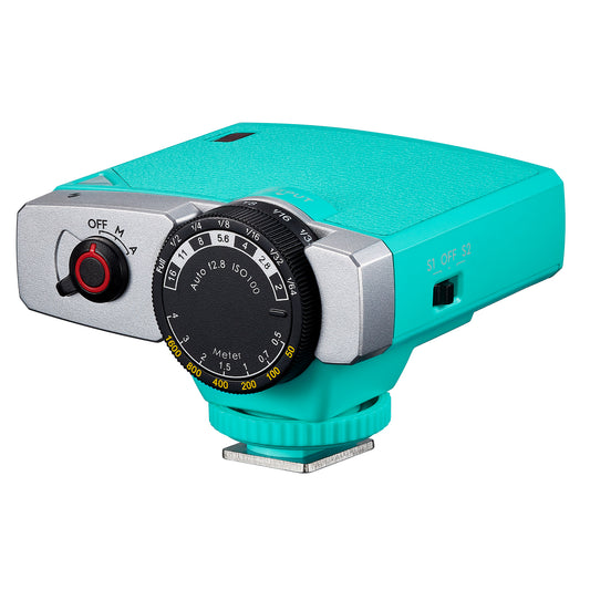 Flash Retro Godox Lux Junior para Cámaras Verde Menta