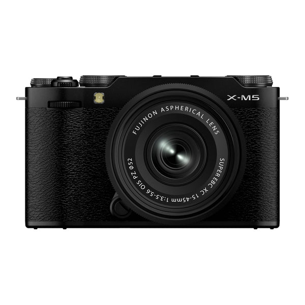 Cámara Mirrorless Fujifilm X-M5 Negra con Lente XC 15-45mm