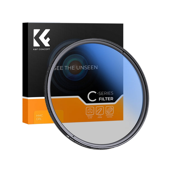 Filtro CPL K&F Concept 58mm 18 Capas de Recubrimiento Multicapa Serie C