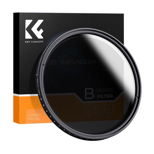 Filtro Densidad Neutra Variable K&F Concept 82mm ND2-ND400 -OPEN BOX-
