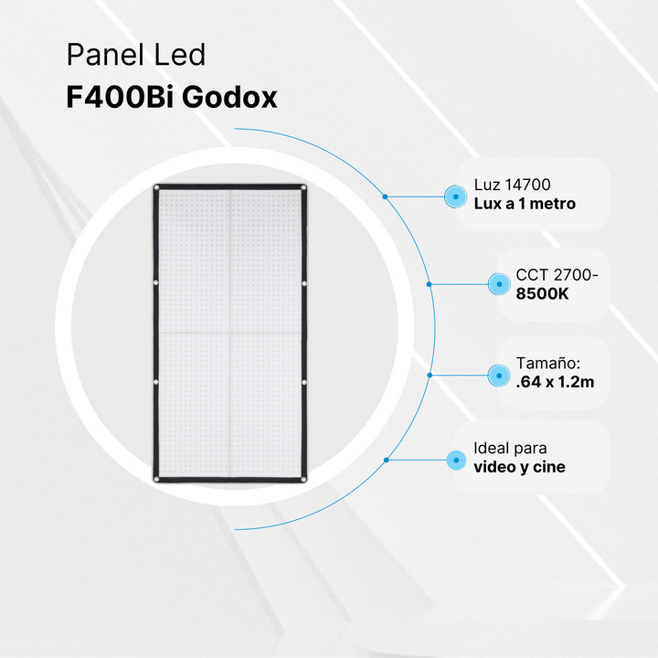 Panel Led Flexible Godox Knowled F400Bi Bicolor - Profoto