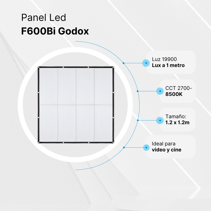 Panel Led Flexible Godox Knowled F600Bi Bicolor - Profoto