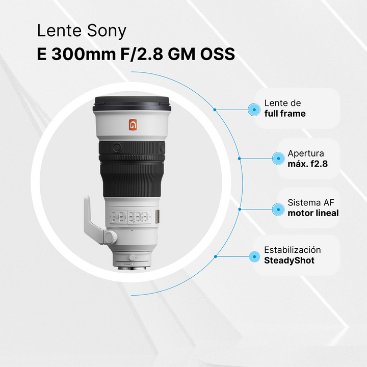 Lente Sony E 300mm F/2.8 GM OSS - Profoto