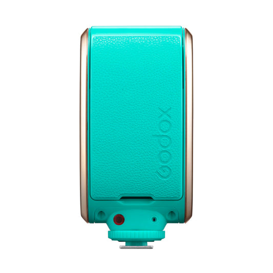 Flash Retro Godox Lux Senior para Cámaras Verde Menta
