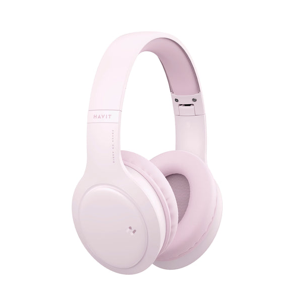 Audífonos Bluetooth Havit H633BT Over Ear -  Soft Pink