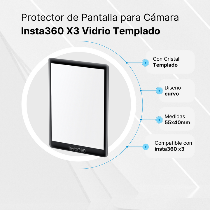 Protector de pantalla Insta360 x3